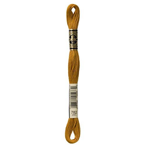 DMC Stickgarn aus Baumwolle 782 – pro Knäuel von DMC