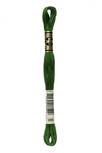 DMC Stickgarn aus Baumwolle 986, je Knäuel von DMC