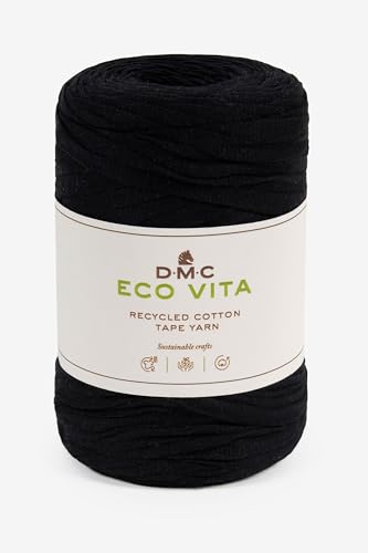 DMC Tape-Garn, recycelte Baumwollmischung, Farbton 02, 250 g von DMC