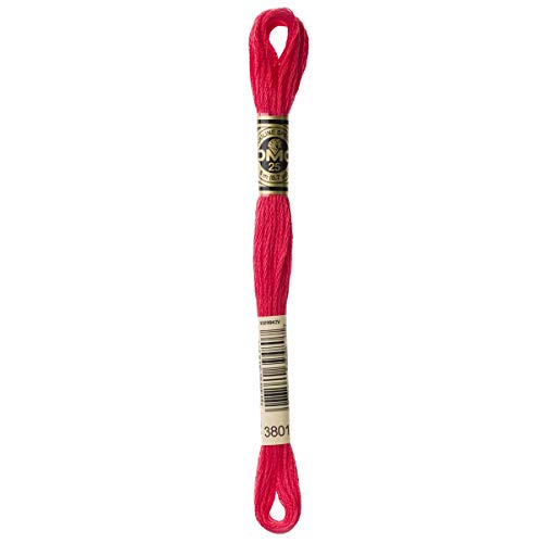 DMC gestrandet Baumwolle Stickgarn 3801 – Pro Knäuel von DMC