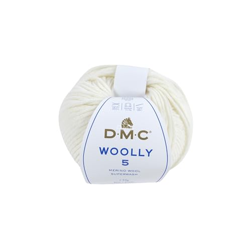 DMC "wollig 12,7 cm Merino Wolle, weiß, 80 m DMC "wollig 12,7 cm Merino Wolle, weiß, 80 m von DMC