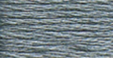 DMC: Konus stilechtes Floss Stickerei Baumwolle sechsreihig 100 g Cone-Steel grau dunkel, von DMC