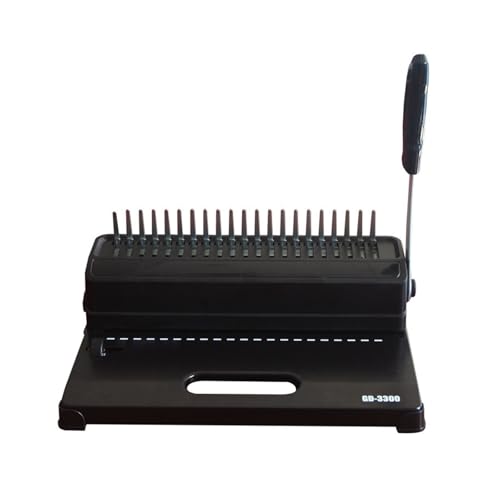 Lochbinder GD-3300 Clip Bindemaschine Stanzmaschine 21-Loch Kamm Typ Vertragstext Schürze Manuelle Bindemaschine Arbeitssparend Lochbinder GD-3300 Clip Bindemaschine Stanzmaschine 21-Loch Kamm Typ Vertragstext Schürze Manuelle Bindemaschine Arbeitssparend von DMETE