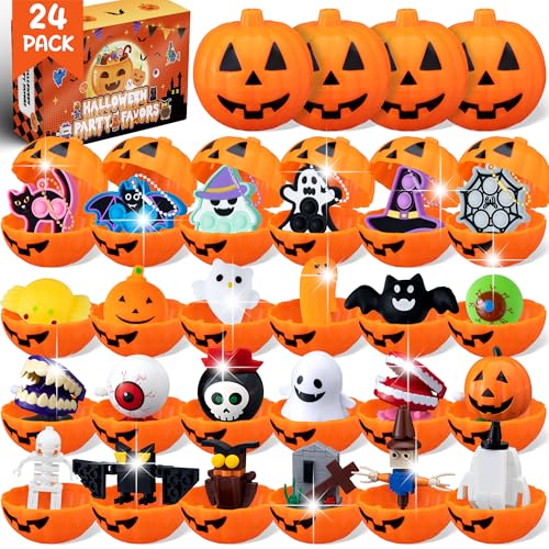 48-teiliges Halloween-Partyzubehör – Überraschungs-Set mit Partyzubehör und Leckerli-Tütenfüllern von DMIGHT