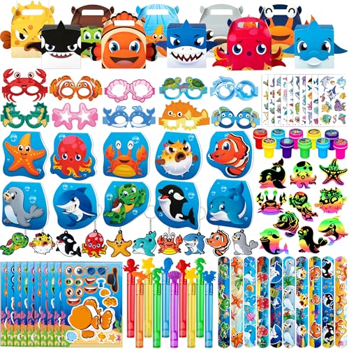 DMIGHT Partyzubehör unter dem Meer, Ozeantiere, Party-Aufkleber, Schule, Meer, Hai, Meerjungfrau, Party, Goodie Bag Stuffer Klassenzimmer, Geschenke, Belohnungsbedarf DMIGHT Partyzubehör unter dem Meer, Ozeantiere, Party-Aufkleber, Schule, Meer, Hai, Meerjungfrau, Party, Goodie Bag Stuffer Klassenzimmer, Geschenke, Belohnungsbedarf von DMIGHT