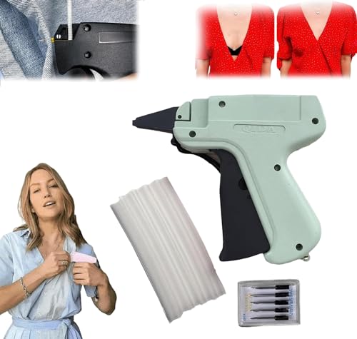 DMJHJY Stitch Speedy Clothing Fixer, Markier-Mikrostichpistole für Kleidung, tragbare Mini-Nähmaschine, Mini-Nähmaschine, Einzelstichmaschine, Stichpistole zum Säumen von Kleidung (Blau) von DMJHJY