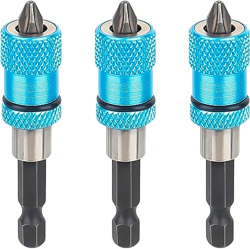 Trockenbau Bit, 3Stück Magnetisch Schnellwechsel Bithalter 1/4-Zoll-Sechskantschaft Schraubvorsatz für Trockenbau Trockenbauschrauber Aufsatz Trockenbau Werkzeug für Akku-Schrauber, Hand-Bohrmaschinen Trockenbau Bit, 3Stück Magnetisch Schnellwechsel Bithalter 1/4-Zoll-Sechskantschaft Schraubvorsatz für Trockenbau Trockenbauschrauber Aufsatz Trockenbau Werkzeug für Akku-Schrauber, Hand-Bohrmaschinen von DMJJSD