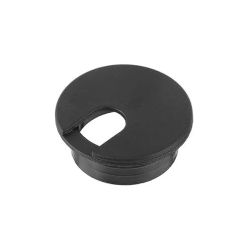 DMLAYHP Kabeldurchführung 8PCS Kabel Loch Abdeckung 35mm/50mm Computer Tülle Linie Box Schreibtisch Tisch Kabel Verschluss Kabel Klemme veranstalter Home Hardware(Black-35mm) von DMLAYHP