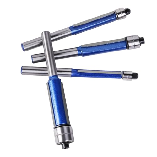 4pcs Flush -Trimmbit Set, 6mm Schaft zementiertes Carbid -Doppellager Flush -Trimmbit, professionelles Holzbearbeitungswerkzeug 4pcs Flush -Trimmbit Set, 6mm Schaft zementiertes Carbid -Doppellager Flush -Trimmbit, professionelles Holzbearbeitungswerkzeug von DMLENGOIN