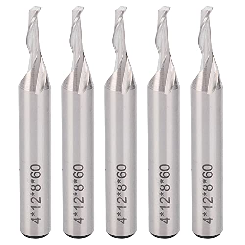 5pcs 8mm Router Bit -Gravur Bit Mahlen Cutter Wolfram Stahl Endmill Mühlenschneider von DMLENGOIN