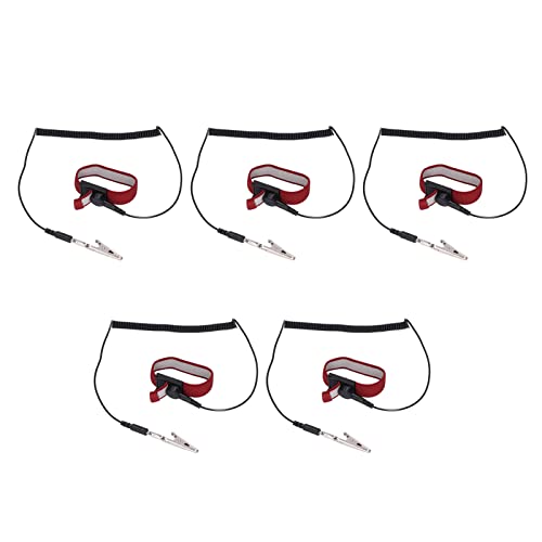 Anti -statische ESD -Armbandschutzwerkzeug Set Kit Wartung für fabrik elektronische Arbeiter Maroon Black Nylon Edelstahl 5pcs Anti -statische ESD -Armbandschutzwerkzeug Set Kit Wartung für fabrik elektronische Arbeiter Maroon Black Nylon Edelstahl 5pcs von DMLENGOIN
