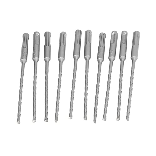 Bohrhammer-Bohrer-Set, 40CR-Stahl, Hartmetallspitze, für Ziegel, Stein, Beton, Mauerwerk, Bohrer, Elektrozubehör für die Sanierung Bohrhammer-Bohrer-Set, 40CR-Stahl, Hartmetallspitze, für Ziegel, Stein, Beton, Mauerwerk, Bohrer, Elektrozubehör für die Sanierung von DMLENGOIN