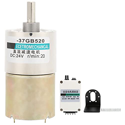 DC -Reduktionsmotor mit Klassengouverneur niedriger Geschwindigkeit 24 V CW/CCW für Mikromaschinen (20 U/min/min) von DMLENGOIN