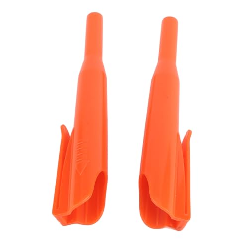 DMLENGOIN Zimmermanns-Bleistifthülle, lange Nase, tiefes Loch, Holzbearbeitungs-Marker-Hüllen mit Clip für Waren auf der Baustelle (Orange) von DMLENGOIN