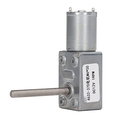 Getriebe Motor Selbstverriegelungsfunktion M6 Kopf Drehwellengewindedrehzahl Reduktion DC Getriebes Motor DC12V (1RPM) von DMLENGOIN