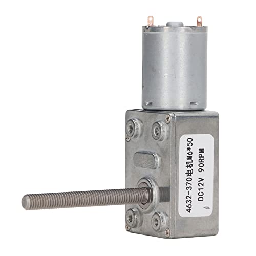 Getriebe Motor Selbstverriegelungsfunktion M6 Kopf Drehwellengewindedrehzahl Reduktion DC Getriebes Motor DC12V (90RPM) von DMLENGOIN
