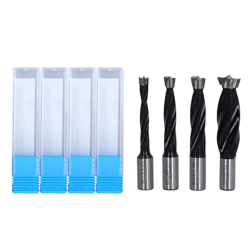 HSS End Mill Kit Langlebige Holzbearbeitungsbohrer für Hartholz -Softholz Plastik Plastikholz 6 8 10 15 mm HSS End Mill Kit Langlebige Holzbearbeitungsbohrer für Hartholz -Softholz Plastik Plastikholz 6 8 10 15 mm von DMLENGOIN