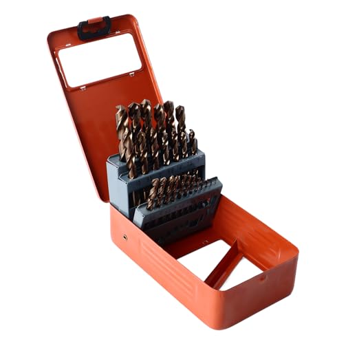 Kobalt HSS Wear Schnellentfernung Drill Bit Set Edelstahl Eisen 25pcs Kit von DMLENGOIN
