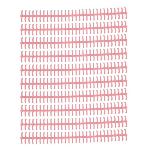 Lose Blattbindung Kamm 10 mm 30 Loch Verschleiß Kunststoff 10 Stc Bindungsringe Büro Student (Kokcineous Pink) von DMLENGOIN