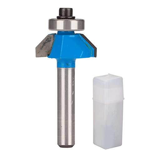 Router Bit Chamfer -Werkzeug 45 Grad mit oberster Lagerung für Holzbearbeitung (1/4*1/4) von DMLENGOIN