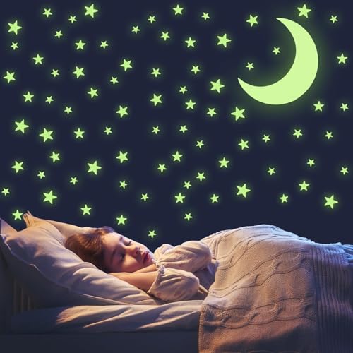 DMNQ 462 Stück Leuchtende Sterne für Kinderzimmer Leuchte im Dunkeln Leuchtende Babyzimmer Deko Geschenke Sterne und Mond Leuchtsterne Kinderzimmer Selbstklebend Wandsticker DMNQ 462 Stück Leuchtende Sterne für Kinderzimmer Leuchte im Dunkeln Leuchtende Babyzimmer Deko Geschenke Sterne und Mond Leuchtsterne Kinderzimmer Selbstklebend Wandsticker von DMNQ