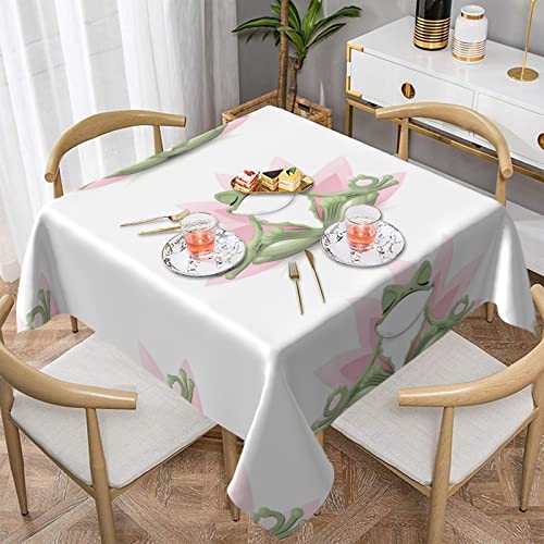 Tischdecke mit niedlichem Frosch-Motiv, für Yoga, 137 x 137 cm, rund, perfekt für Buffet-Tische, Partys Tischdecke mit niedlichem Frosch-Motiv, für Yoga, 137 x 137 cm, rund, perfekt für Buffet-Tische, Partys von DMORJ