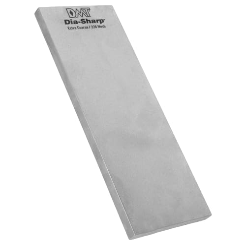 DMT Dia-Sharp® Diamant Schleifstein 8" Extragrob/Fein | Doppelseitiger Messerschärfer in Profiqualität | 20cm Wetzstein für Messer und Werkzeuge | Made in USA | D8F/X von DMT