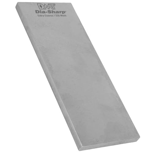 DMT Dia-Sharp® Diamant Schleifstein 8" Extragrob/Grob | Doppelseitiger Messerschärfer in Profiqualität | 20cm Wetzstein für Messer und Werkzeuge | Made in USA | D8C/X von DMT