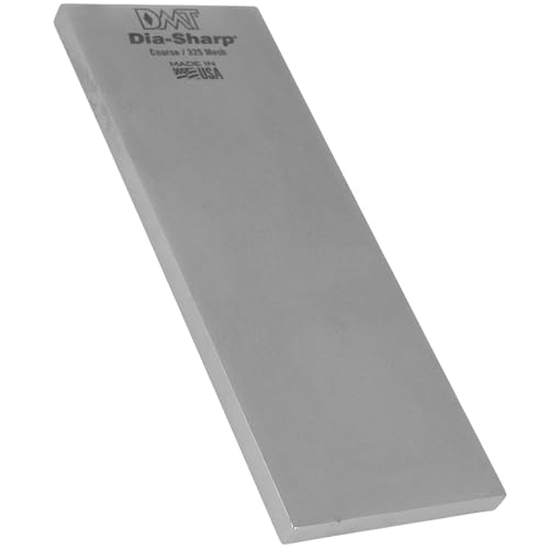 DMT Dia-Sharp® Diamant Schleifstein 8" Grob/Fein | Doppelseitiger Messerschärfer in Profiqualität | 20cm Wetzstein für Messer und Werkzeuge | Made in USA | D8F/C von DMT