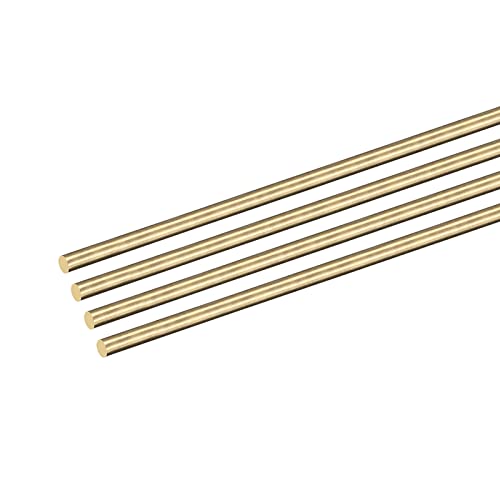 DMiotech 12Stück 2mm x 150mm, Messing massive runde Stange, Messing Stange Drehmaschine Stange für DIY Handwerk DMiotech 12Stück 2mm x 150mm, Messing massive runde Stange, Messing Stange Drehmaschine Stange für DIY Handwerk von DMiotech