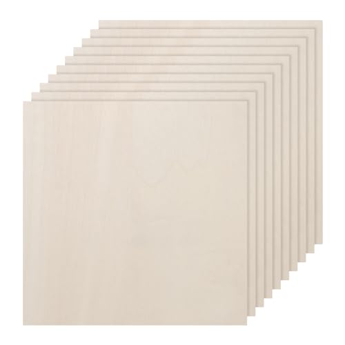 DMiotech 15er Pack 5,9 x 5,9 Zoll 2mm dicke Holzplatten Basswood Sheets Unvollendete Sperrholzquadrate Sperrholz für DIY Handwerk Laserholzverbrennung Zeichnung DMiotech 15er Pack 5,9 x 5,9 Zoll 2mm dicke Holzplatten Basswood Sheets Unvollendete Sperrholzquadrate Sperrholz für DIY Handwerk Laserholzverbrennung Zeichnung von DMiotech