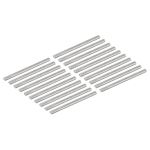 DMiotech 20 Stück M3 x 50mm Vollgewindestange 304 Edelstahl Rechtsgewinde Stangenstangenbolzen Klemmen und U-Bolzen DMiotech 20 Stück M3 x 50mm Vollgewindestange 304 Edelstahl Rechtsgewinde Stangenstangenbolzen Klemmen und U-Bolzen von DMiotech