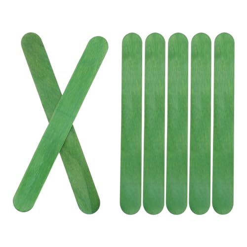 DMiotech 200 Pack 4.5" x 0.35" Holz Bastelstäbchen Starke Natürliche Birkenstäbchen Farbige Rührstäbchen für Modellbau und Heimdekoration, Grün DMiotech 200 Pack 4.5" x 0.35" Holz Bastelstäbchen Starke Natürliche Birkenstäbchen Farbige Rührstäbchen für Modellbau und Heimdekoration, Grün von DMiotech