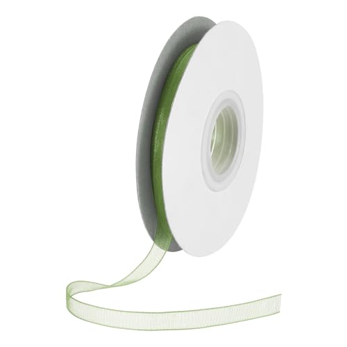 DMiotech 25 Yards Organzaband 1/4 Zoll hellgrünes Chiffonband, schimmernd, transparent, Geschenkverpackungsbänder für Blumensträuße, Hochzeit, Geburtstag, DIY-Dekoration DMiotech 25 Yards Organzaband 1/4 Zoll hellgrünes Chiffonband, schimmernd, transparent, Geschenkverpackungsbänder für Blumensträuße, Hochzeit, Geburtstag, DIY-Dekoration von DMiotech