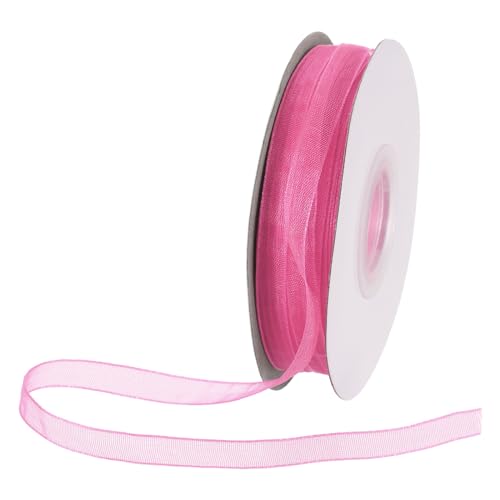 DMiotech 50 Yards Organza Band 1/4 Zoll Blassrosa Chiffon Band Schimmernde Transparente Geschenkverpackungsbänder für Blumensträuße Hochzeit Geburtstag DIY Dekoration DMiotech 50 Yards Organza Band 1/4 Zoll Blassrosa Chiffon Band Schimmernde Transparente Geschenkverpackungsbänder für Blumensträuße Hochzeit Geburtstag DIY Dekoration von DMiotech