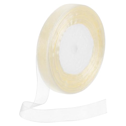 DMiotech 50 Yards Organzaband, 5/8 Zoll, beiges Chiffonband, schimmernd, transparent, Geschenkverpackungsbänder für Blumensträuße, Hochzeit, Geburtstag, DIY-Dekoration DMiotech 50 Yards Organzaband, 5/8 Zoll, beiges Chiffonband, schimmernd, transparent, Geschenkverpackungsbänder für Blumensträuße, Hochzeit, Geburtstag, DIY-Dekoration von DMiotech