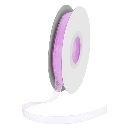DMiotech 50 Yards Organzaband 3/8 Zoll Lila Chiffonband schimmernde transparente Geschenkverpackungsbänder für Blumensträuße, Hochzeit, Geburtstag, DIY-Dekoration DMiotech 50 Yards Organzaband 3/8 Zoll Lila Chiffonband schimmernde transparente Geschenkverpackungsbänder für Blumensträuße, Hochzeit, Geburtstag, DIY-Dekoration von DMiotech