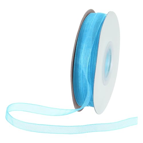 DMiotech 50YardsOrganzaBand1/4Zoll@SeeblauChiffonBandSchimmerndeTransparenteGeschenkbandfürBlumensträußeHochzeitGeburtstagDIYDekoration DMiotech 50YardsOrganzaBand1/4Zoll@SeeblauChiffonBandSchimmerndeTransparenteGeschenkbandfürBlumensträußeHochzeitGeburtstagDIYDekoration von DMiotech