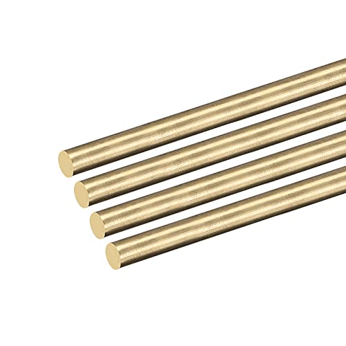 DMiotech 6Stück 5mm x 200mm, Messing massive runde Stange, Messing Stange Drehmaschine Stange für DIY Handwerk DMiotech 6Stück 5mm x 200mm, Messing massive runde Stange, Messing Stange Drehmaschine Stange für DIY Handwerk von DMiotech