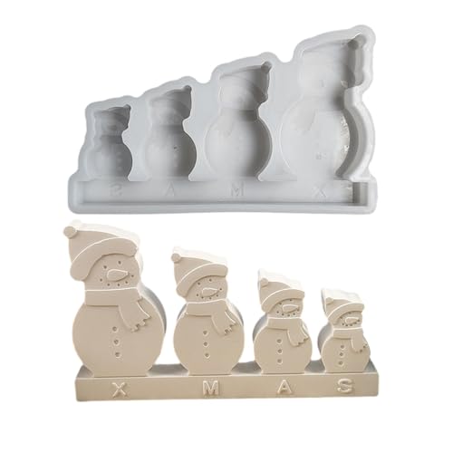 Kerzenform, Silikonform zur Kerzenherstellung, Plaster Mould, niedliche Weihnachtsdekoration, Kerzenform, Epoxidharz, Plaster für Kuchen und Schokolade Kerzenform, Silikonform zur Kerzenherstellung, Plaster Mould, niedliche Weihnachtsdekoration, Kerzenform, Epoxidharz, Plaster für Kuchen und Schokolade von DNCG