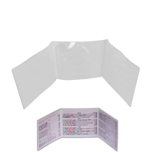 Mahjong Kartenhülle, Scorekartenhalter, tragbare Mahjong-Kartenhülle, PVC-Regelkarten-Schutzhülle, Liga-Bewertungskartenhülle für National-Scorekarten Mahjong Kartenhülle, Scorekartenhalter, tragbare Mahjong-Kartenhülle, PVC-Regelkarten-Schutzhülle, Liga-Bewertungskartenhülle für National-Scorekarten von DNCG