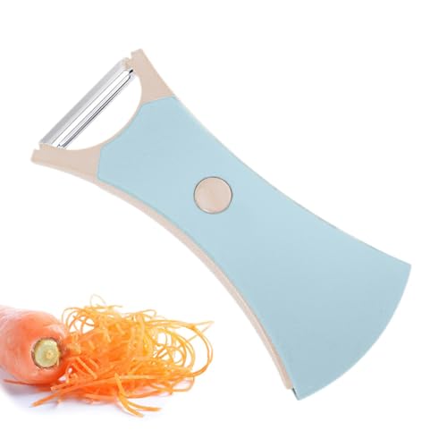 Obst- und Gemüsereibe, Gemüseschäler für die Küche - Gemüseschäler und Obstreibe 2-in-1 - ergonomischer drehbarer Schäler, Küchenutensilien für den Haushalt von DNCG
