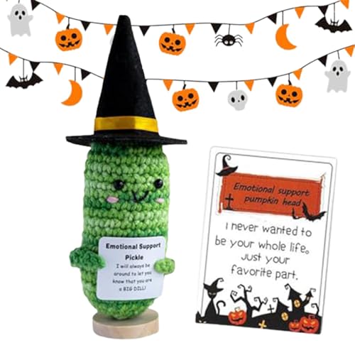Positive gehäkelte Puppen, positive Puppe - Ornament für Ananas-Puppe, lustige handgefertigte Häkelpuppe mit emotionaler Unterstützung, Strickpuppe mit positiver Karte Positive gehäkelte Puppen, positive Puppe - Ornament für Ananas-Puppe, lustige handgefertigte Häkelpuppe mit emotionaler Unterstützung, Strickpuppe mit positiver Karte von DNCG