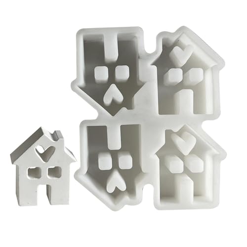 Silikonform für Hausfiguren, Epoxid-Gießharzform, niedliche Bastel-Silikonform, Kamin-Hausform, Epoxidharz-Formen, freundliches Basteln für Kuchen, Schokolade Silikonform für Hausfiguren, Epoxid-Gießharzform, niedliche Bastel-Silikonform, Kamin-Hausform, Epoxidharz-Formen, freundliches Basteln für Kuchen, Schokolade von DNCG