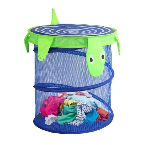 Wäschekorb aus Netzstoff, Pop-up-Körbe für die Wäsche, Reise-Wäschekorb, faltbarer Wäschesack, faltbar, tragbar, für Wäsche, Badezimmer Wäschekorb aus Netzstoff, Pop-up-Körbe für die Wäsche, Reise-Wäschekorb, faltbarer Wäschesack, faltbar, tragbar, für Wäsche, Badezimmer von DNCG
