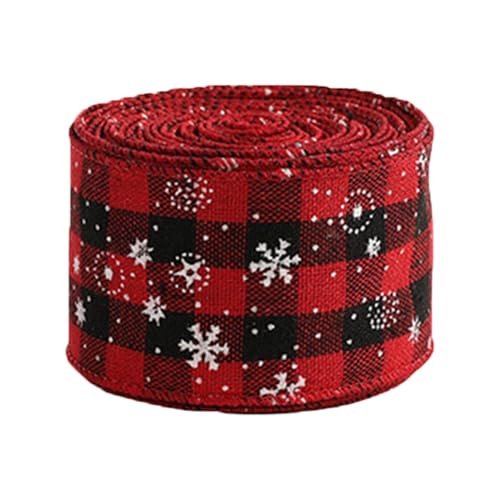 Weihnachts-Band, Glitzerband, lebendiges Weihnachtsband, Cartoon-Juteband, festliches Design, Urlaubsband zum Basteln für Kränze, Stangen, Geschenkverpackungen Weihnachts-Band, Glitzerband, lebendiges Weihnachtsband, Cartoon-Juteband, festliches Design, Urlaubsband zum Basteln für Kränze, Stangen, Geschenkverpackungen von DNCG
