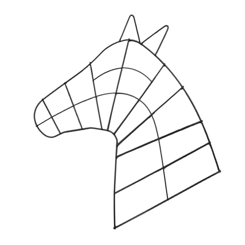 Wreath Making-Set, Schaumstoff, Drahtbügel, Horse Head Shaped Metal Wreath Form, Christmas Metal Wire Frame Form Wreath Making Supplies, Feiertagsdekorationsset für Bastelarbeiten Wreath Making-Set, Schaumstoff, Drahtbügel, Horse Head Shaped Metal Wreath Form, Christmas Metal Wire Frame Form Wreath Making Supplies, Feiertagsdekorationsset für Bastelarbeiten von DNCG