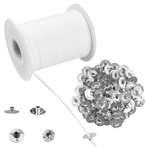 DNDGDLUA 61m Kerzendocht, Baumwolle, 150 Stück, Hochzeit, DIY, Kommunionkerze, Duftkerzen, Weiß DNDGDLUA 61m Kerzendocht, Baumwolle, 150 Stück, Hochzeit, DIY, Kommunionkerze, Duftkerzen, Weiß von DNDGDLUA