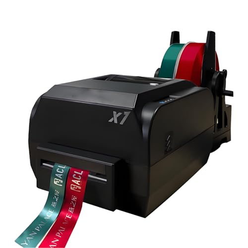 DNEPEI Satinband-Druckmaschine, 200 DPI Digitalbanddrucker, 150 mm/s, unterstützt über 50 Sprachen, für Geschenkverpackungen und Weihnachtsfeiern, DIY-Dekorationsband DoubleRow DNEPEI Satinband-Druckmaschine, 200 DPI Digitalbanddrucker, 150 mm/s, unterstützt über 50 Sprachen, für Geschenkverpackungen und Weihnachtsfeiern, DIY-Dekorationsband DoubleRow von DNEPEI