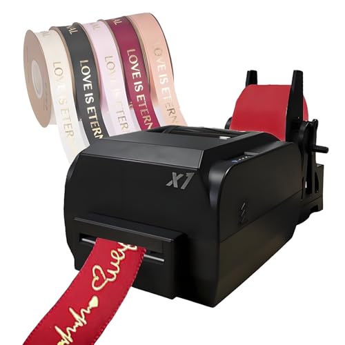 Digitaler Farbbanddrucker, Folienprägedruckmaschine, unterstützt über 50 Sprachen, druckt einfachen Klartext, Muster, Logos, 150 mm/s, für Hochzeiten/Partys/Geburtstage, doppelreihig SingleRow von DNEPEI